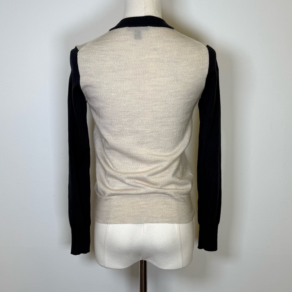 J.Crew Cotton Merino Wool Blend Crewneck Cardigan Sweater Women’s Size XXS - Picture 7 of 10